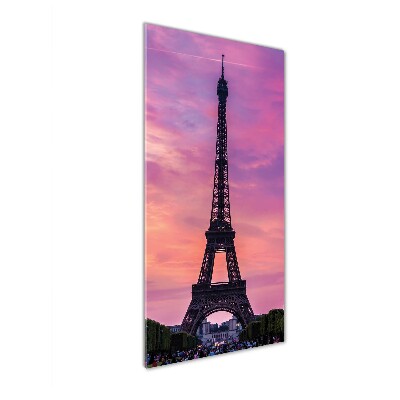 Quadro vetro verticale Torre Eiffel Parigi
