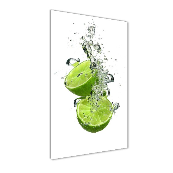 Quadro vetro verticale Lime