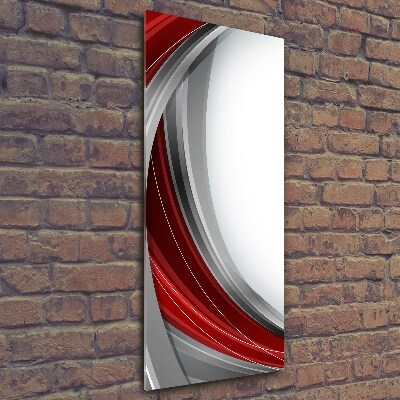 Quadro vetro verticale Sfondo di onde