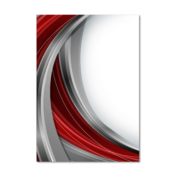 Quadro vetro verticale Sfondo di onde