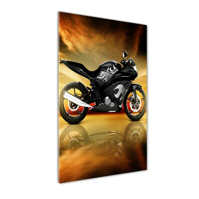 Quadro di vetro verticale Motocicletta