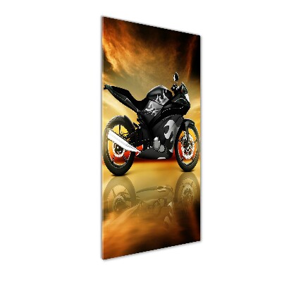 Quadro di vetro verticale Motocicletta