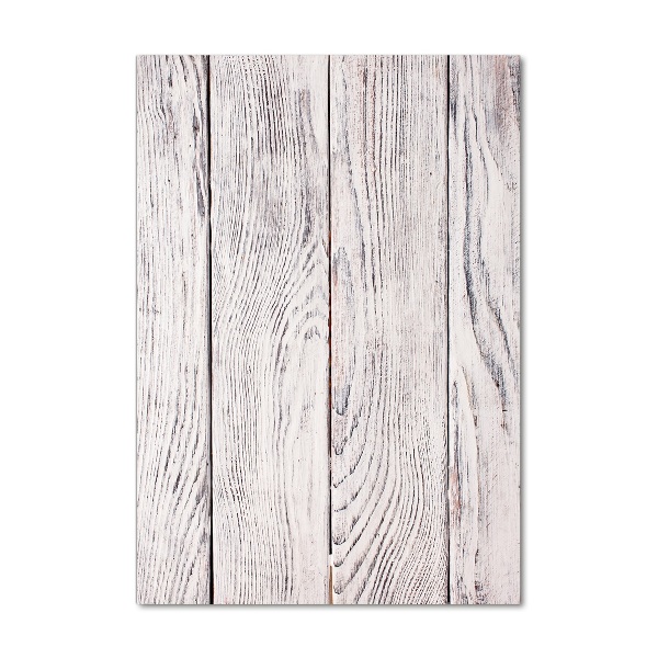 Quadro di vetro verticale Parete in legno