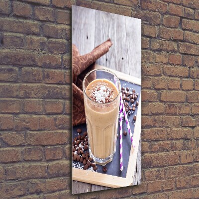 Quadro vetro verticale Cocktail al cioccolato