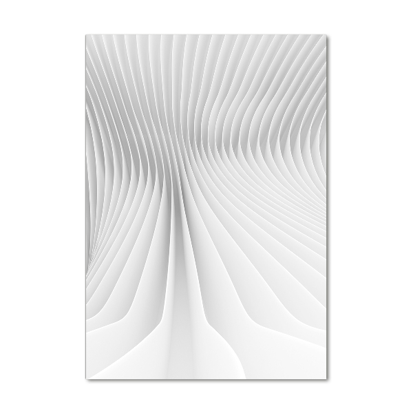 Quadro in vetro verticale Linee astratte