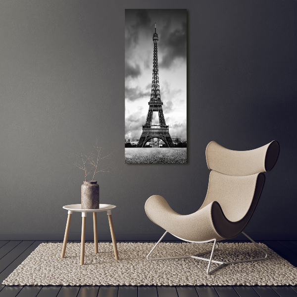 Quadro vetro verticale Torre Eiffel Parigi