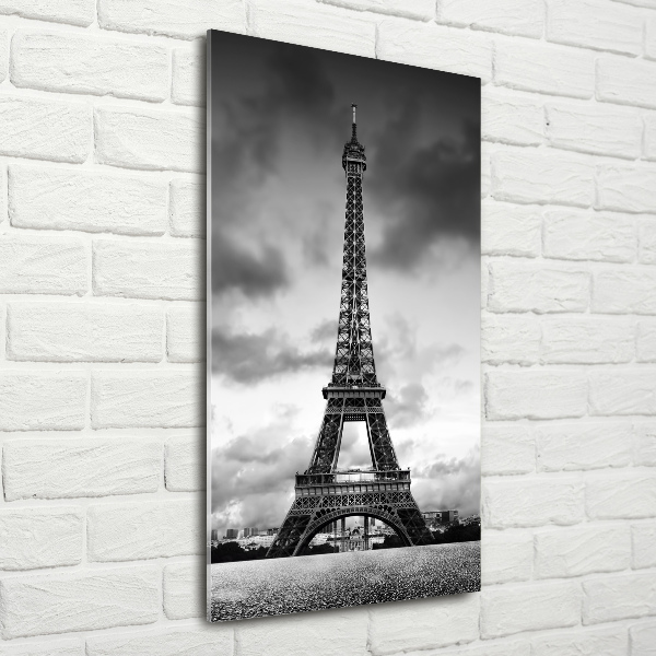 Quadro vetro verticale Torre Eiffel Parigi