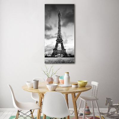 Quadro vetro verticale Torre Eiffel Parigi