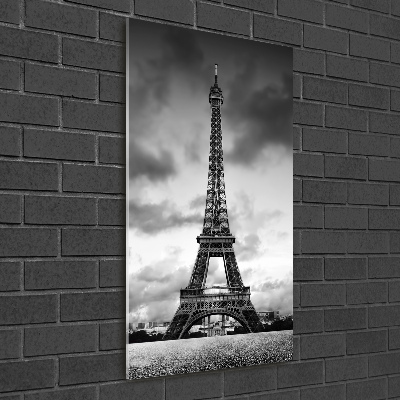 Quadro vetro verticale Torre Eiffel Parigi