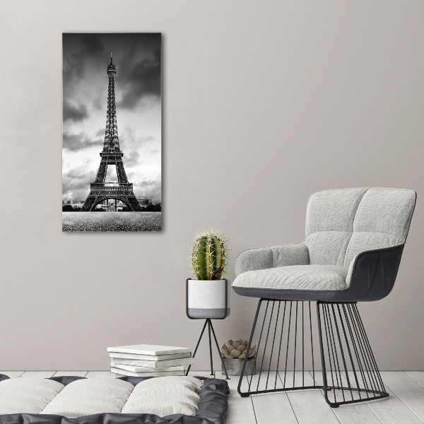 Quadro vetro verticale Torre Eiffel Parigi