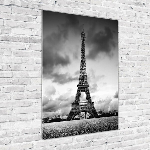 Quadro vetro verticale Torre Eiffel Parigi