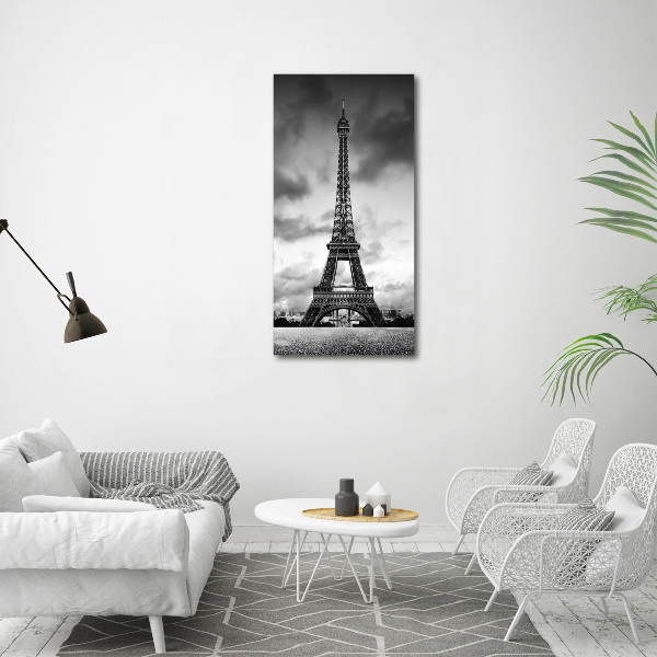 Quadro vetro verticale Torre Eiffel Parigi