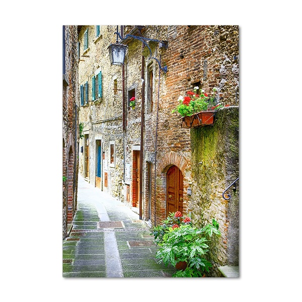 Quadro in vetro verticale Strade italiane