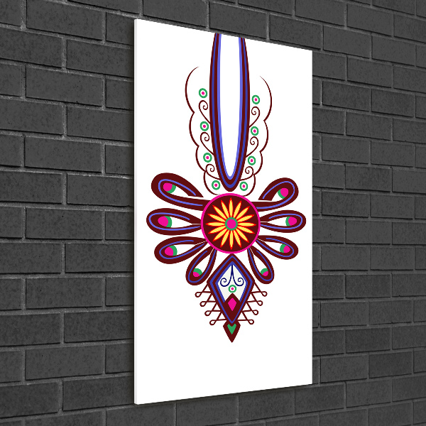 Quadro stampa su vetro verticale Modello popolare polacco