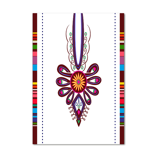 Quadro stampa su vetro verticale Modello popolare polacco