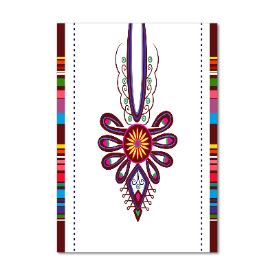 Quadro stampa su vetro verticale Modello popolare polacco