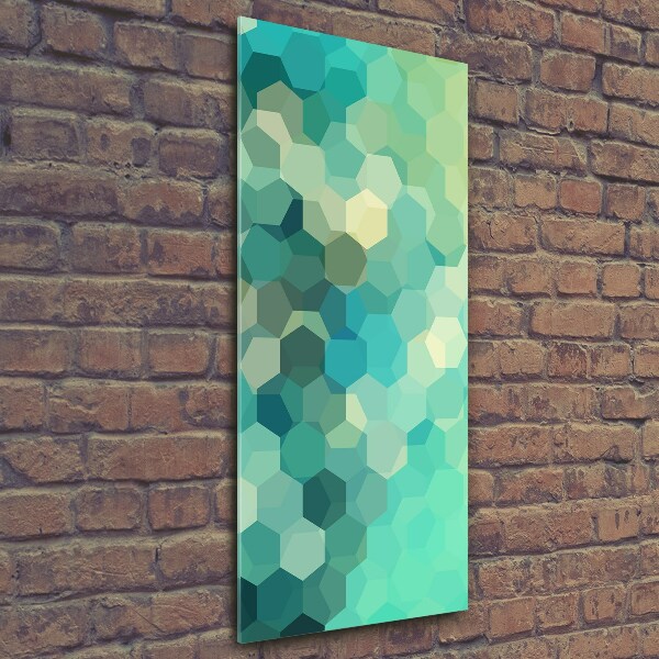 Quadro di vetro verticale Sfondo astratto