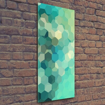 Quadro di vetro verticale Sfondo astratto