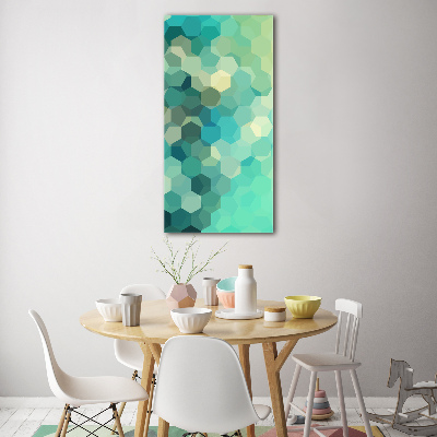 Quadro di vetro verticale Sfondo astratto