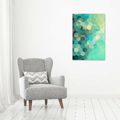 Quadro di vetro verticale Sfondo astratto