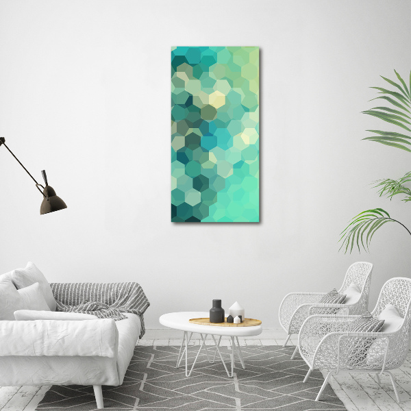 Quadro di vetro verticale Sfondo astratto