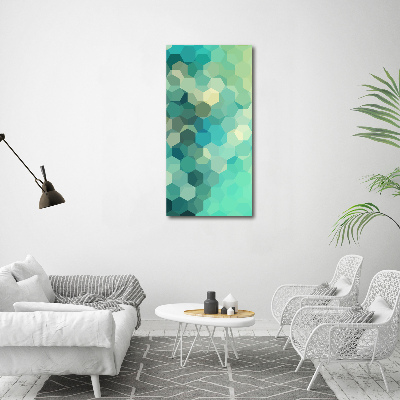 Quadro di vetro verticale Sfondo astratto