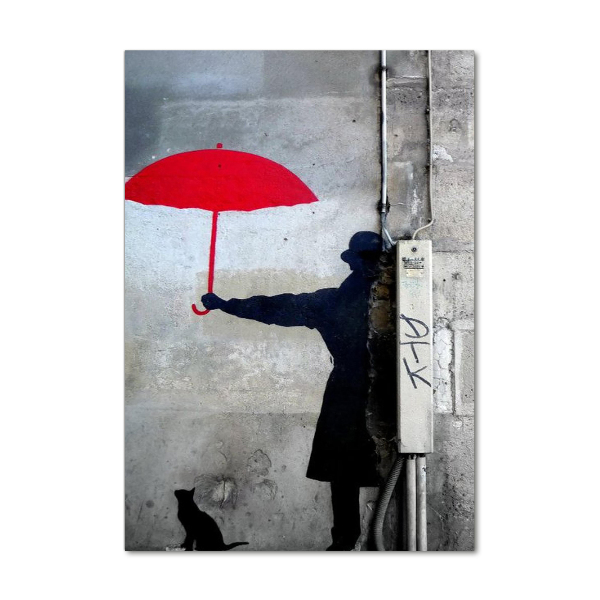 Quadro stampa su vetro verticale Murale