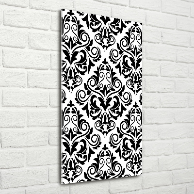 Quadro in vetro verticale Ornamenti