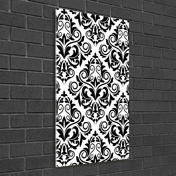 Quadro in vetro verticale Ornamenti