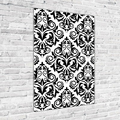 Quadro in vetro verticale Ornamenti