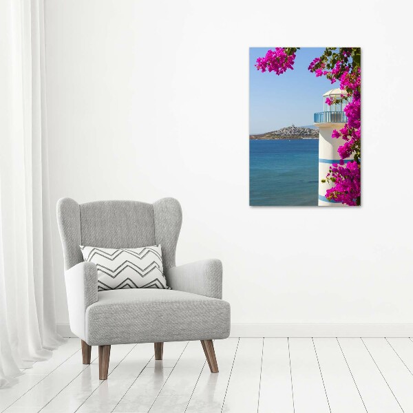 Quadro di vetro verticale Faro