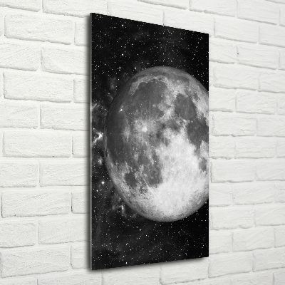 Quadro vetro verticale Luna