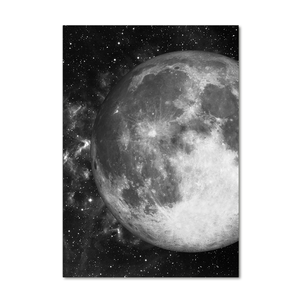Quadro vetro verticale Luna