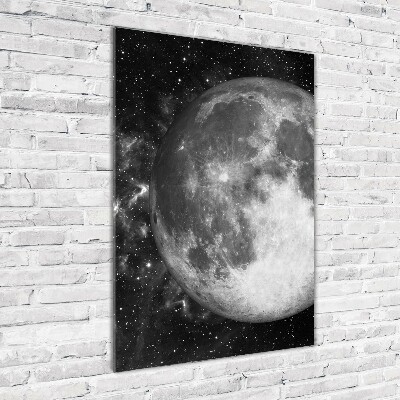 Quadro vetro verticale Luna