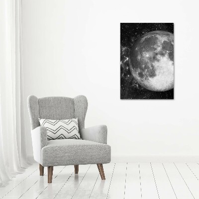 Quadro vetro verticale Luna