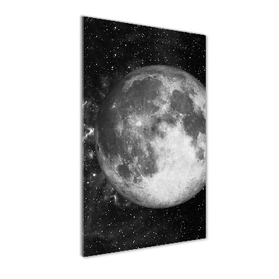 Quadro vetro verticale Luna