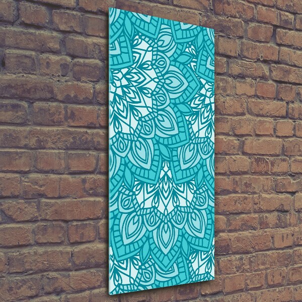 Quadro stampa su vetro verticale Ornamenti