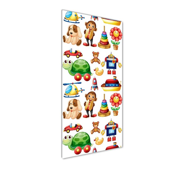 Quadro di vetro verticale Giocattoli