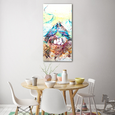 Quadro vetro verticale Famiglia