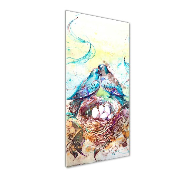 Quadro vetro verticale Famiglia