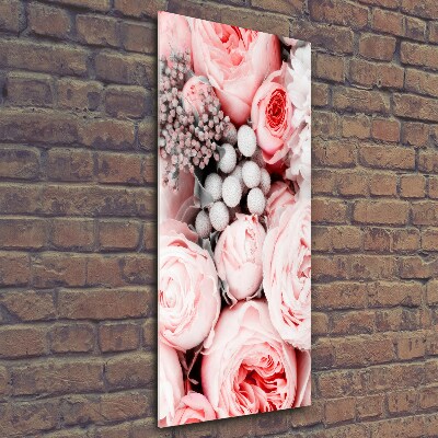Quadro vetro verticale Un mazzo di fiori