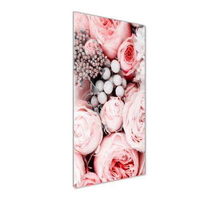 Quadro vetro verticale Un mazzo di fiori