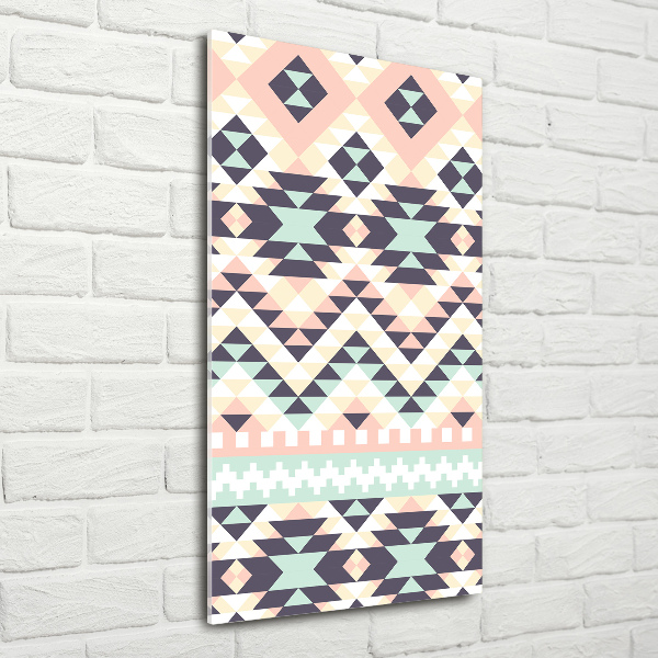 Quadro di vetro verticale Di origine etnica