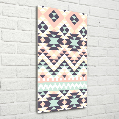 Quadro di vetro verticale Di origine etnica