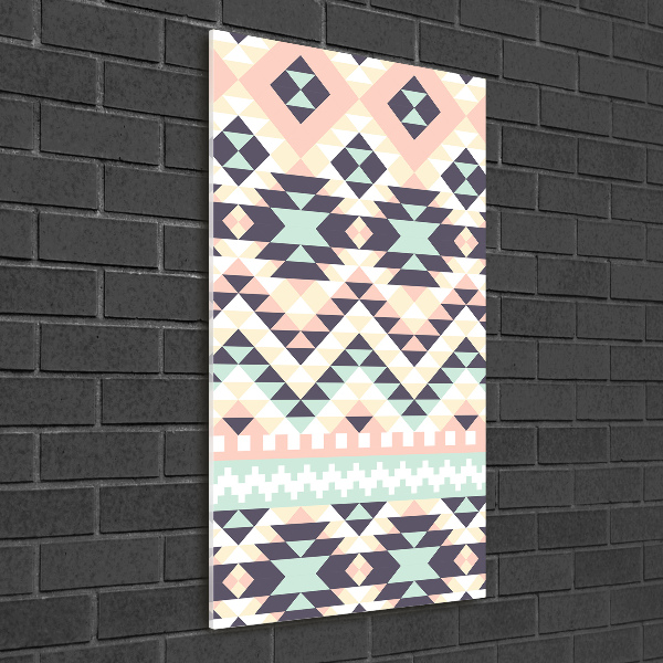 Quadro di vetro verticale Di origine etnica