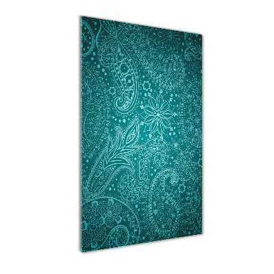 Quadro in vetro verticale Ornamenti