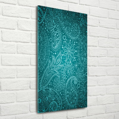 Quadro in vetro verticale Ornamenti