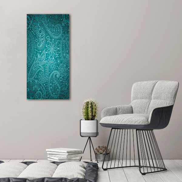 Quadro in vetro verticale Ornamenti