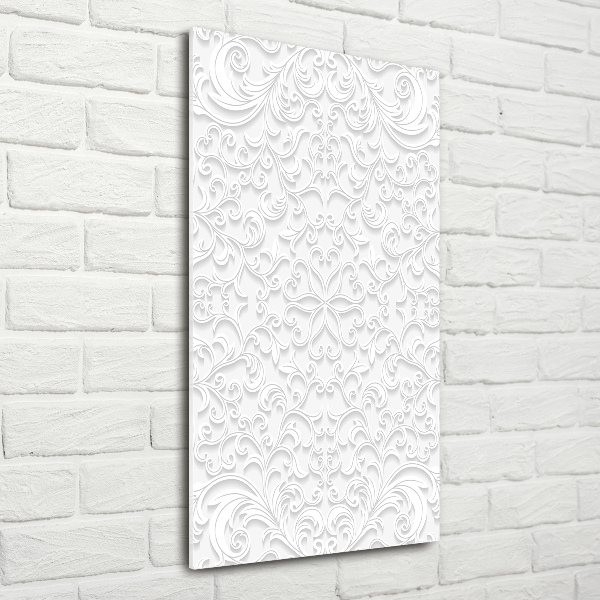 Quadro di vetro verticale Ornamenti