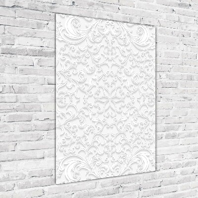 Quadro di vetro verticale Ornamenti